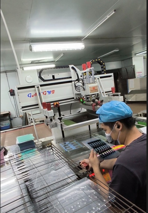 Lunfeng Akrilik Panel için Serigrafi Baskı Aşamaları
