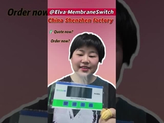 Yassı Membran Klavye -30C- 80C Isıtma Direnci ile sıcaklık aralığı 100MΩ