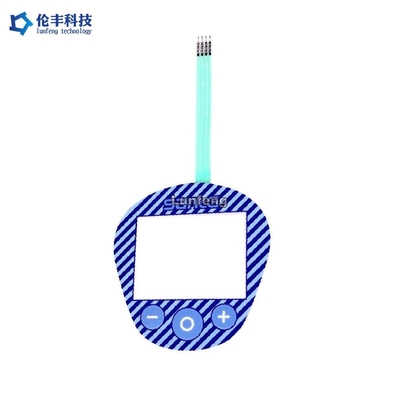 İyi bir fiyat. 2.54mm Pitch Düz Membran Anahtarı Tuş Takımı Dokunsal Metal Dome LCD Pencere çevrimiçi