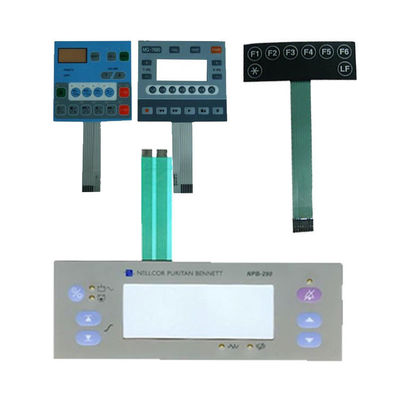 İyi bir fiyat. Su geçirmez Özel Klavye Yastığı PET PC 3M Yapıştırıcı Endüstriyel Membran Klavye çevrimiçi