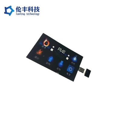 İyi bir fiyat. Customized PET LED Membrane Keypad with Red LED Color and Long-Lasting Performance çevrimiçi