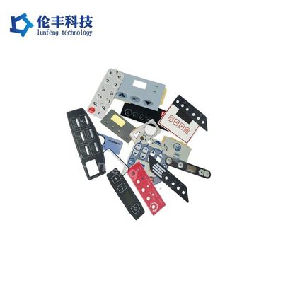 İyi bir fiyat. 3M Yapıştırıcılı ve Serigrafi Baskılı Özelleştirilmiş Su Geçirmez Membran Tuş Takımı IP66 IP67 çevrimiçi