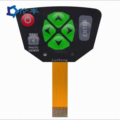 İyi bir fiyat. Kontrol Sistemi için Parlak Pet Endüstriyel Membrane Switch Flex Tail çevrimiçi