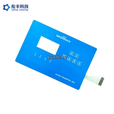 İyi bir fiyat. Parlak Yüzeyli Kabartmalı Düğmeler PET Özel Membrane Switch çevrimiçi