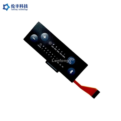 PET Kabartmalı Tuşlar LED Membran Anahtarı, Özel FPC LED Membran Tuş Takımı