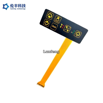 İyi bir fiyat. Metal kubbeli 0.188mm PET 1.0mm Pitch Özel Membran Tuş Takımı çevrimiçi