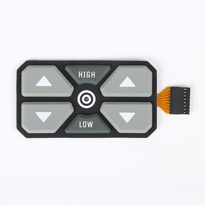 İyi bir fiyat. Rich Overlay Color Metal Dome Membran Switch Rated Voltage Featuring Less Than or Equal To 50V DC And 3M Or Customized Adhesive For Performance çevrimiçi
