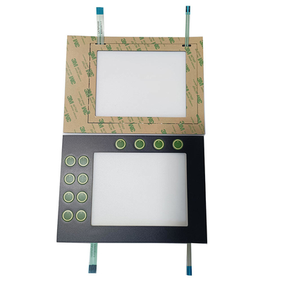 Anahtar Tipi Membran Klavye 1mm/1.5mm Pitch Yeşil LED Rengiyle Özel