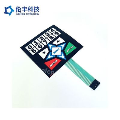 İyi bir fiyat. Çalıştırma Kuvveti 160-180g Düz Membran Klavye Destekleyen Sıcaklık Aralığı 20C - 80C Endüstriyel Kontrol Panelleri için Mükemmel çevrimiçi