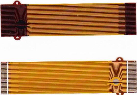 İyi bir fiyat. 0.05mm Minimum Trace Width FPC Flexible Circuit Board with Yellow PI Film Solder Mask and Gold Plating Surface Finishing çevrimiçi