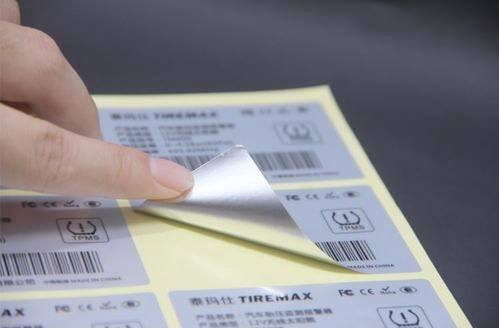 İyi bir fiyat. Silver Sticker Label with Permanent Acrylic Adhesive Resistant to Water Oil and Chemicals for Custom Quantities From 100 To 10,000+ çevrimiçi