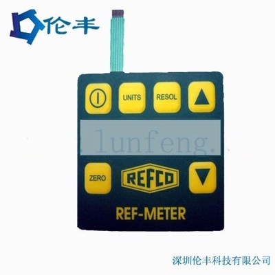 RAL Pantone PET Membrane Switch 3M 467 Yapışkanlı Dokunsal Kubbe
