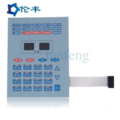 Dokunsal Tuşlar PC PET Membrane Switch Klavye 3M468 Endüstriyel Cihaz