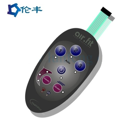İyi bir fiyat. RAL Renkli LED Membran Tuş Takımı 3M467 Yapıştırıcı PET Lexan Etiket Membran Anahtarı Yerleşimi çevrimiçi