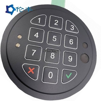 İyi bir fiyat. Tasarlanabilir Düz Membran Klavye -30C-80C Sıcaklık Arası ve DC 12V Voltaj Derecesi çevrimiçi