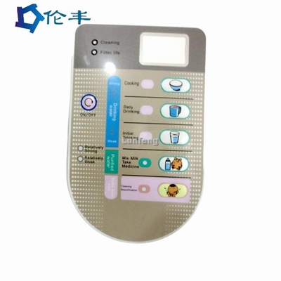 İyi bir fiyat. Grafik Ön Panel Yerleşimi LED LCD Pencere Membran Basmalı Düğme Anahtarı çevrimiçi