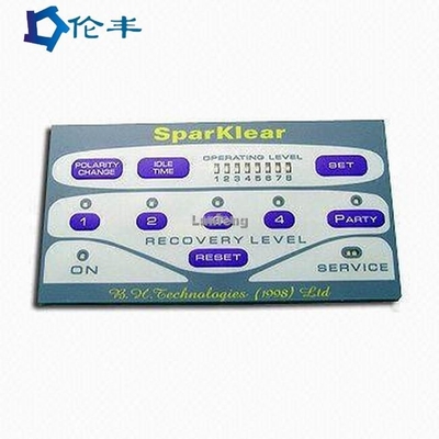 İyi bir fiyat. Kalıp Kesim Ön Kontrol Düğmesi Membrane Switch Klavye Pc Lexan Label Graphic Overlay çevrimiçi