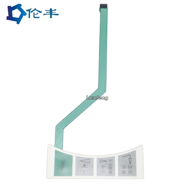 İyi bir fiyat. Japon Ekipmanları için 3M468 Yapıştırıcı Metal Dome Düz Membrane Switch çevrimiçi